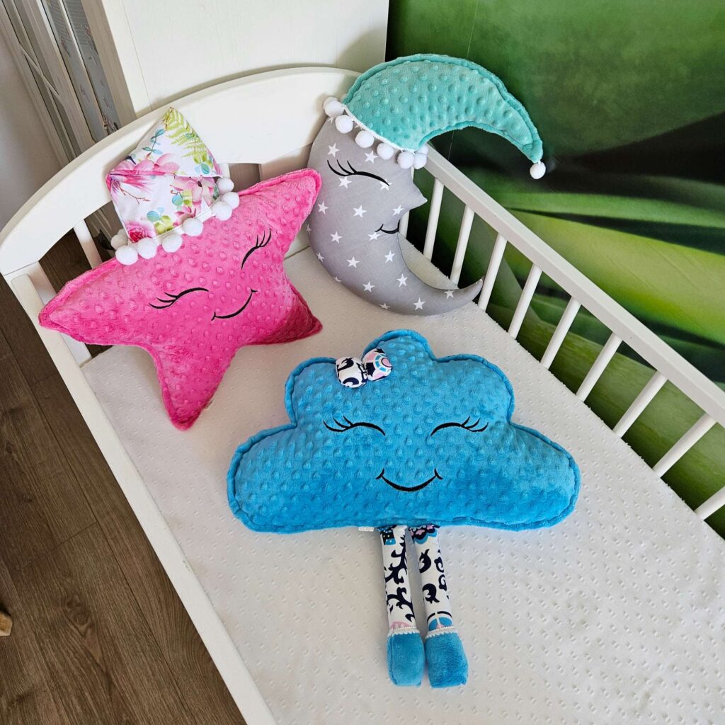 Zestaw poduszek do łóżeczka dziecięcego